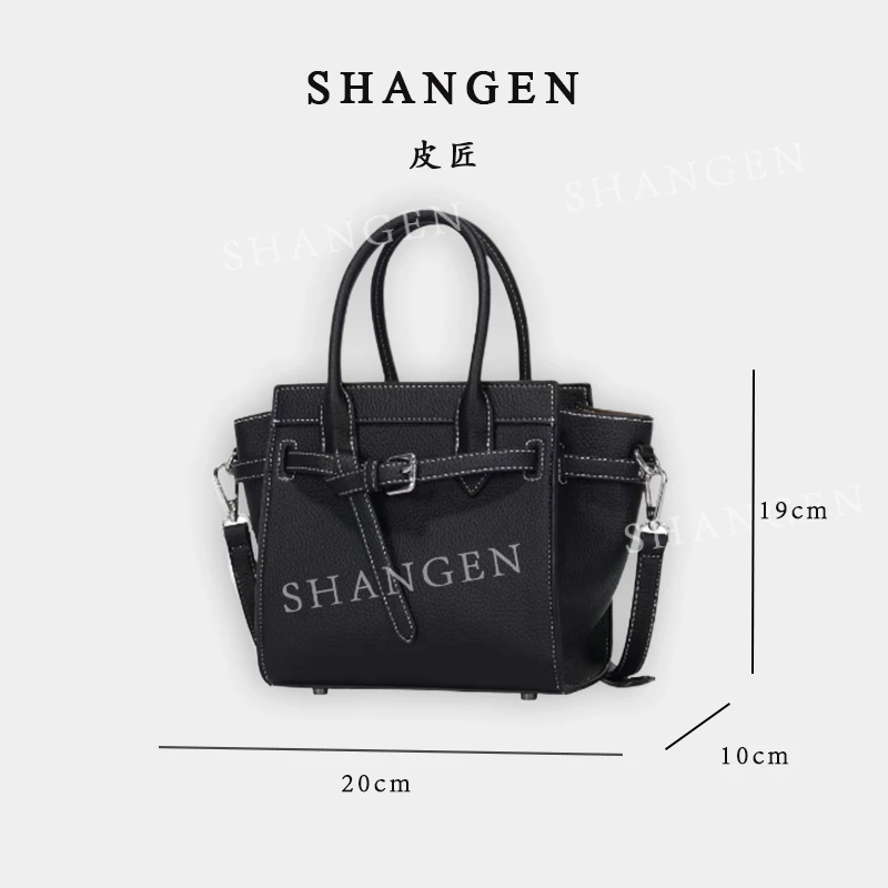 【尚恩CC】GQ-2873-黑色-轻奢时尚女士新款手提斜挎包