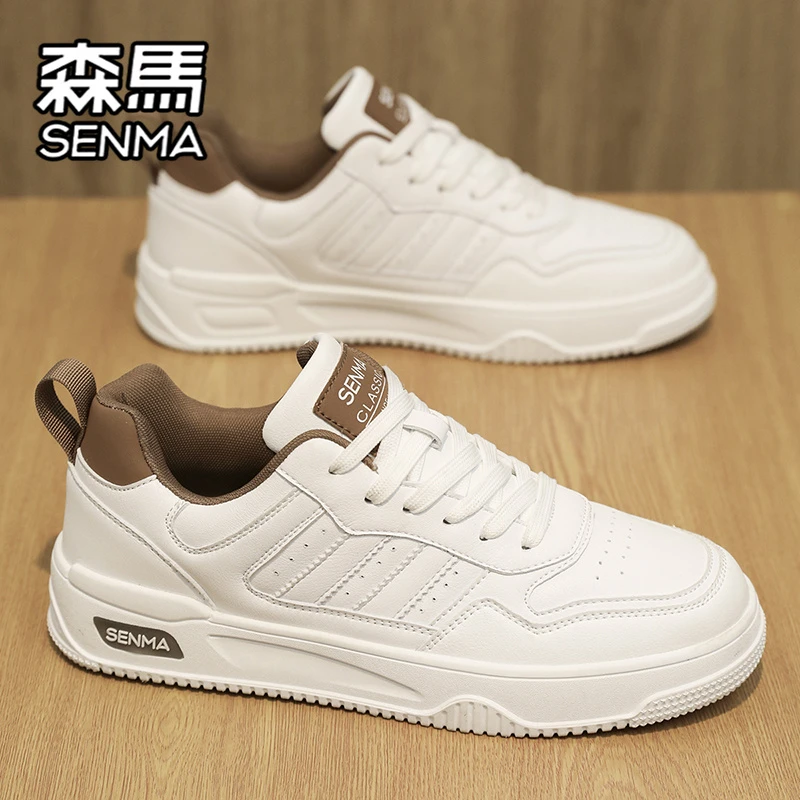 SENMA/森马男鞋春季潮流百搭青少年休闲板鞋学生运动高级感小白鞋