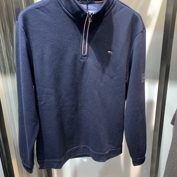 【鹏哥精选】浮浮立领拉链男士韩版商务时尚加绒加厚打底长袖运动