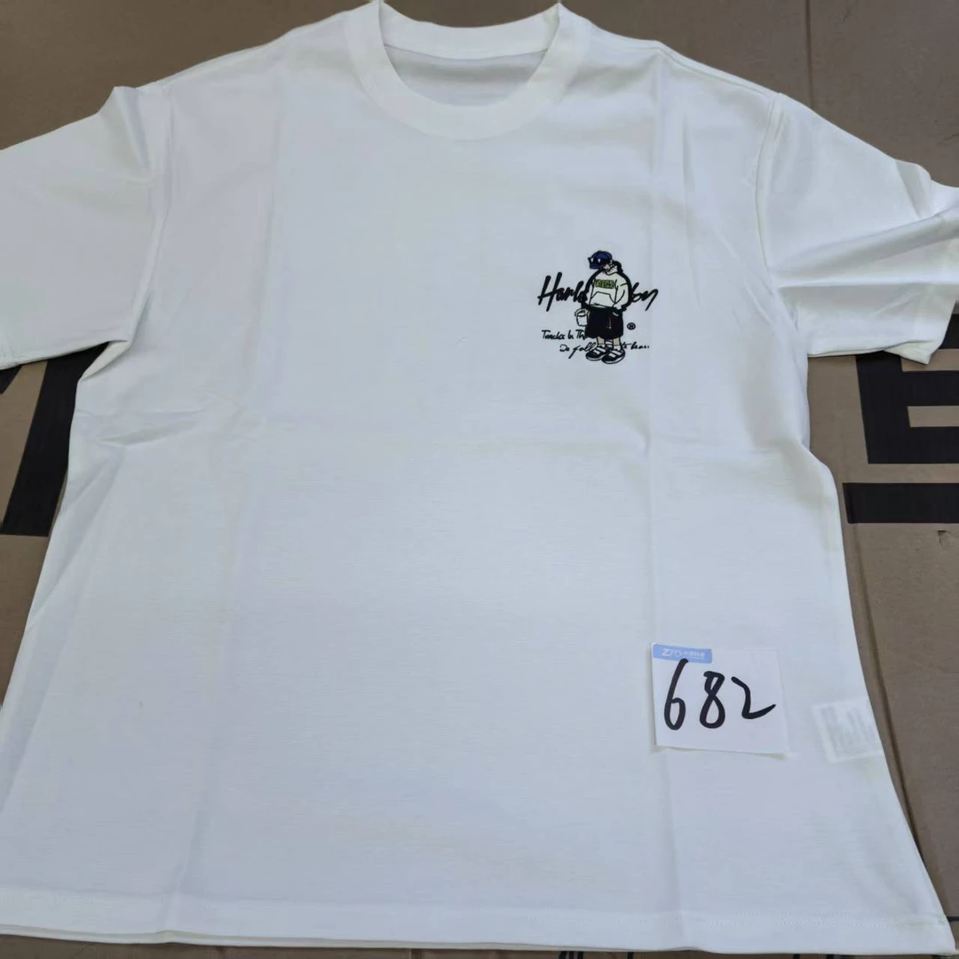 【粉丝断码】春夏款长袖时尚休闲宽松短袖682