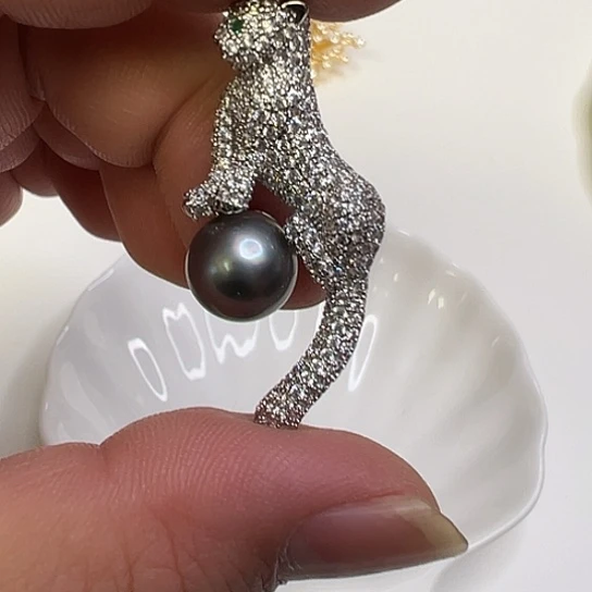 未镶嵌胸针海水珍珠