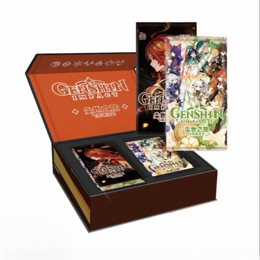 【小鱼】【疯狂叠叠叠】神卡原神尘世之旅 第二弹 经典游戏卡牌代拆