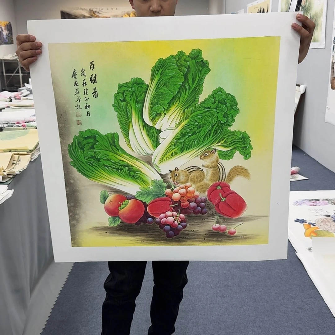 国画国画作品宣纸纯手绘