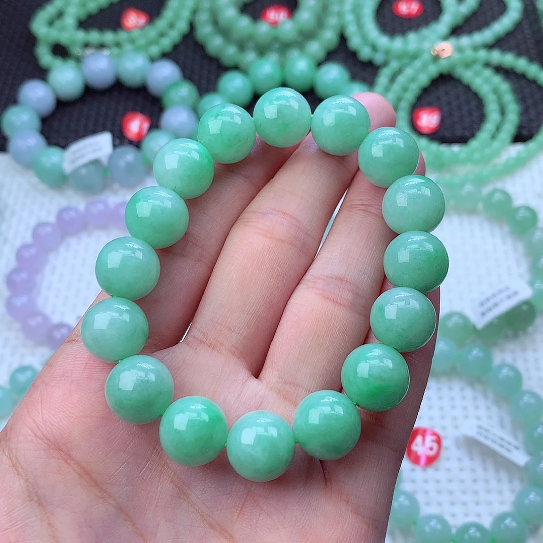 翡翠未镶嵌毛衣链