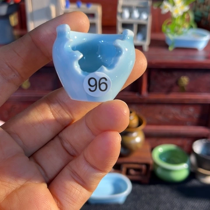 摆件微陶老王迷你花瓶