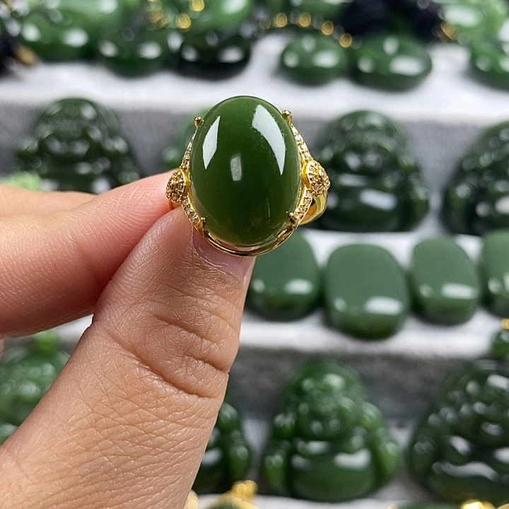 和田玉（碧玉）未镶嵌项链