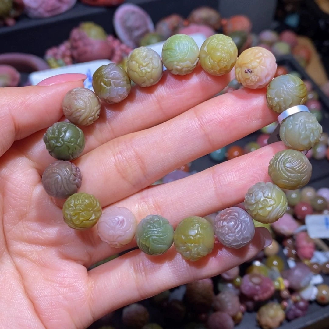 【闪购商品】玛瑙/玉髓手链未镶嵌满*盐源玛瑙