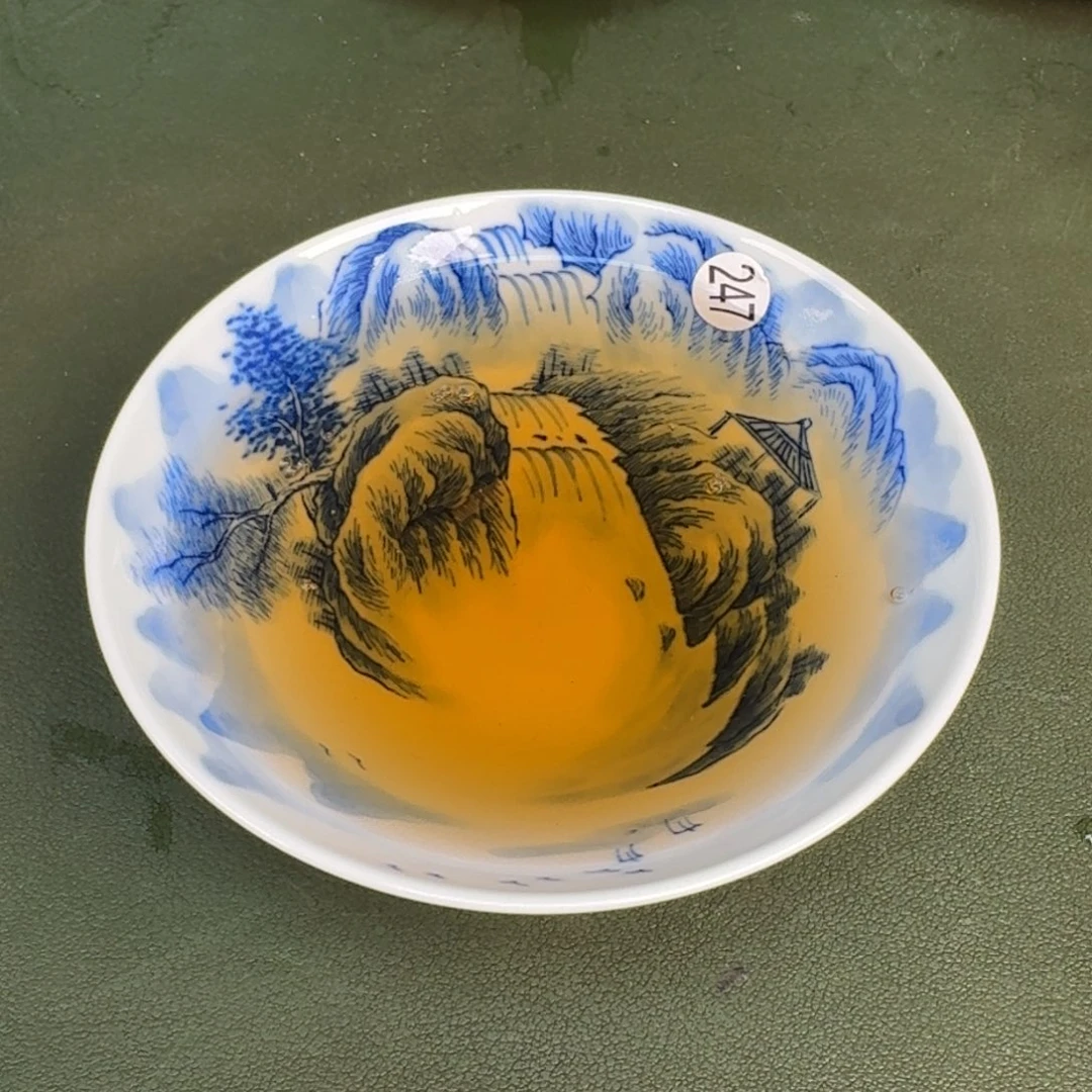 瓷景德镇纯手绘茶具圆圆247