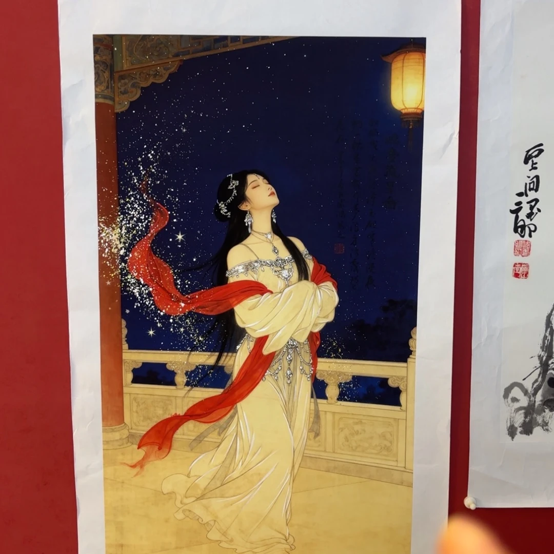 竖款精品书画作品