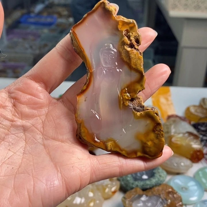 玛瑙/玉髓吊坠(不含链)未镶嵌