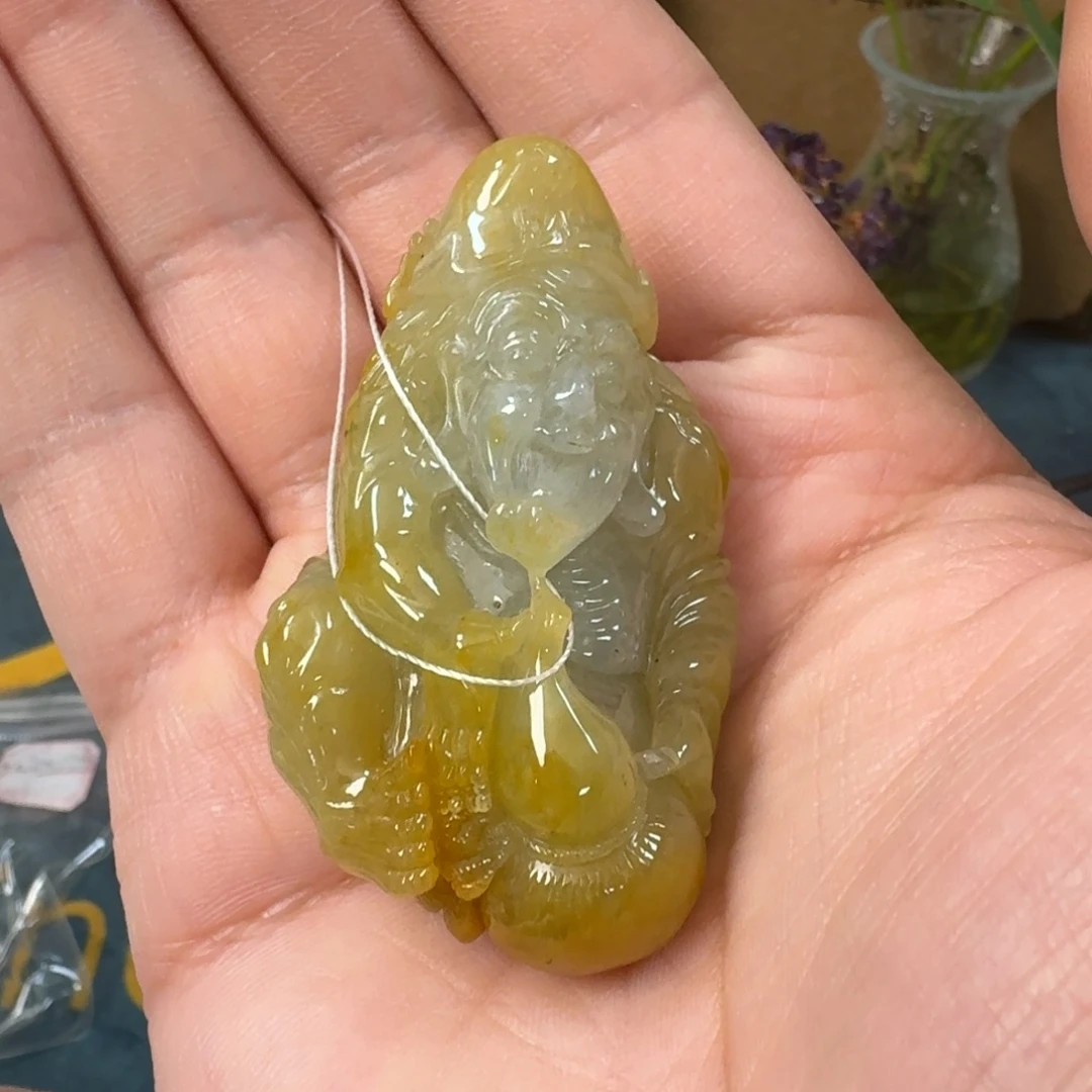 翡翠未镶嵌颈饰翡翠挂件