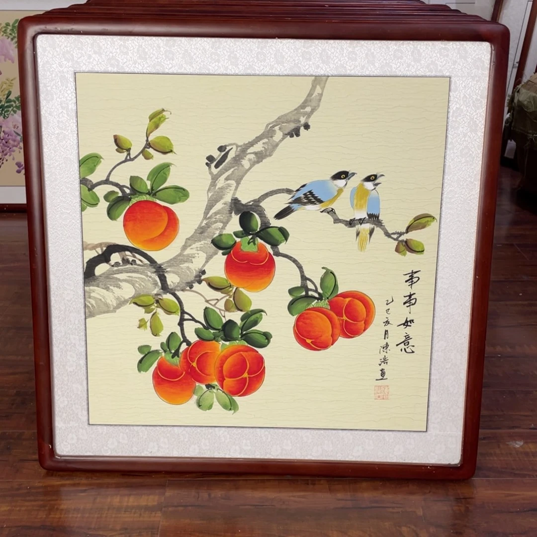 国画带框尺寸63*63厘米