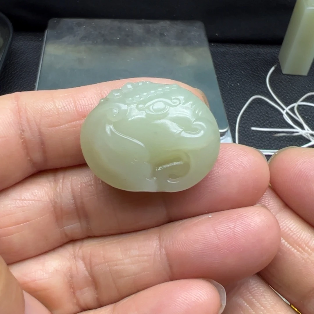 和田玉（糖玉）未镶嵌吊坠(不含链)