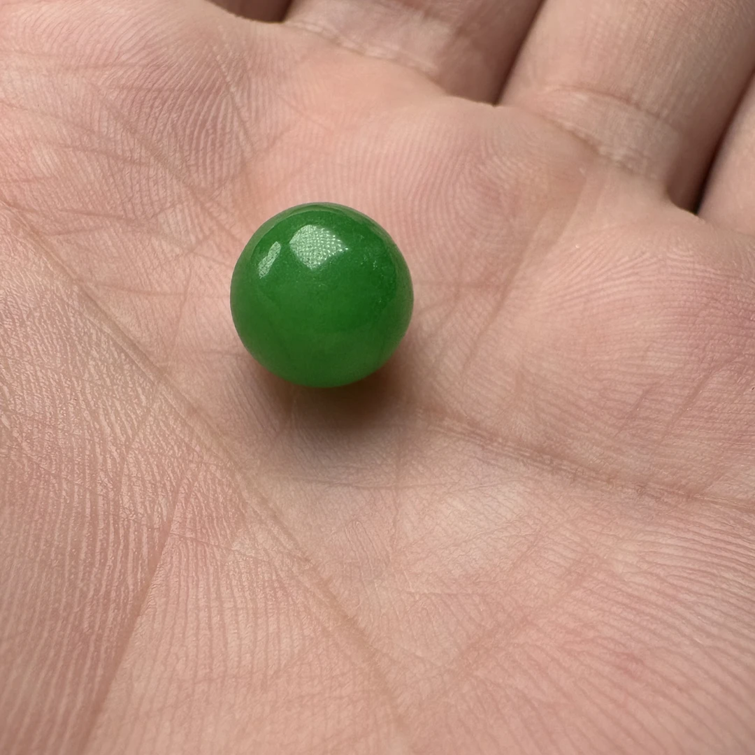 绿圆珠卡10mm，多样性发其一颗