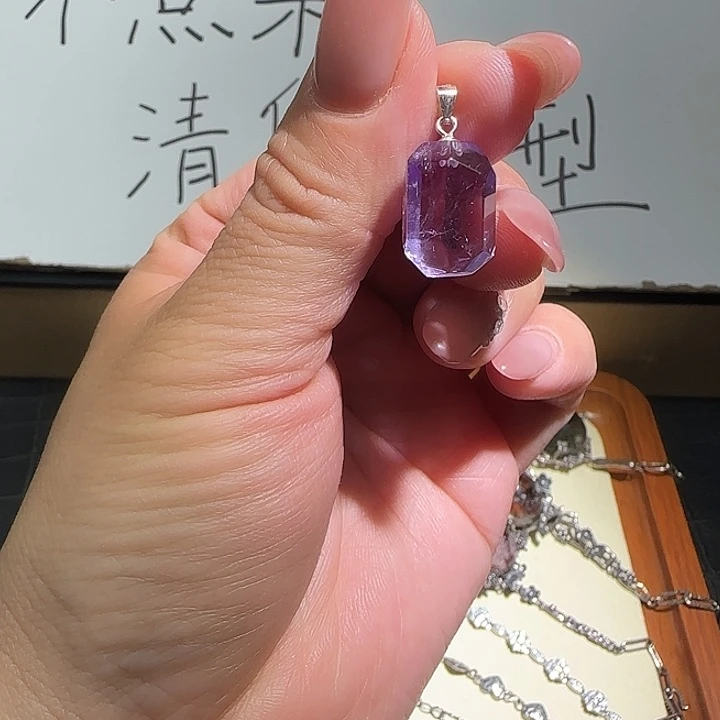 水晶银S925镶嵌戒指
