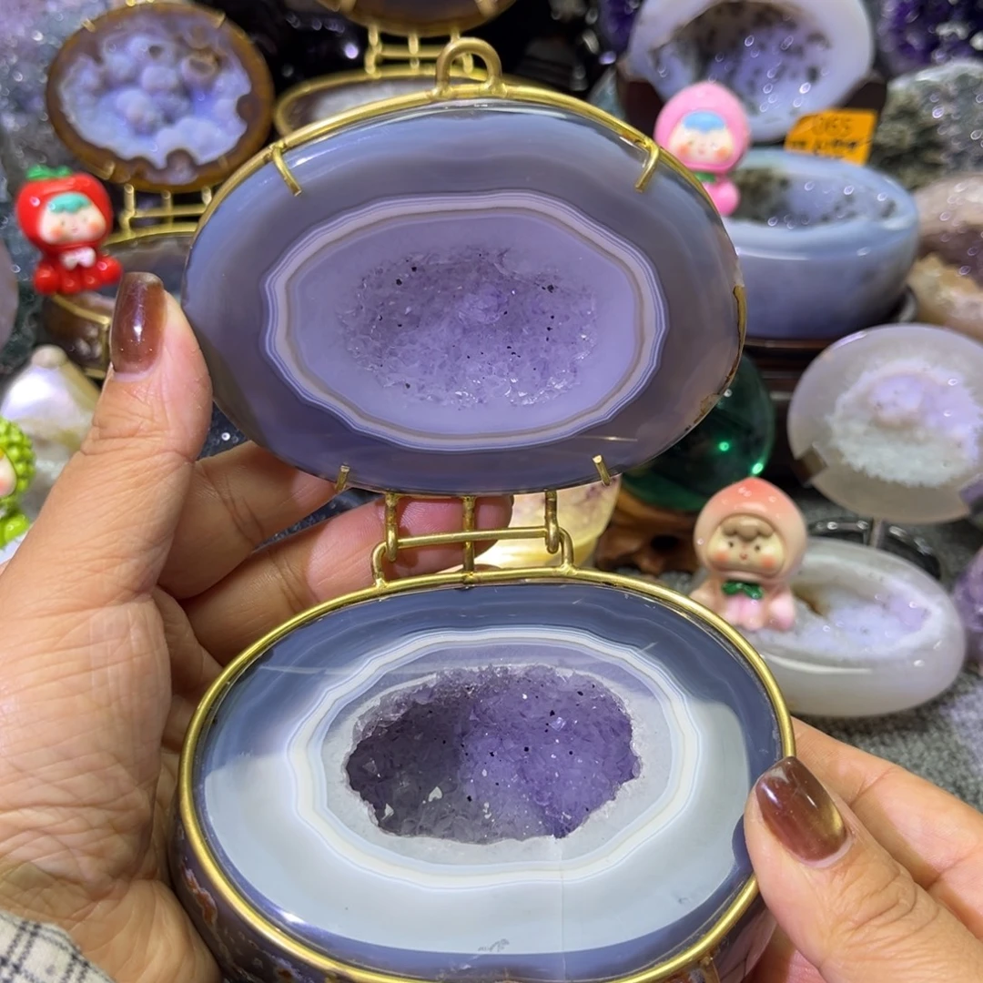 未镶嵌紫晶摆件水晶