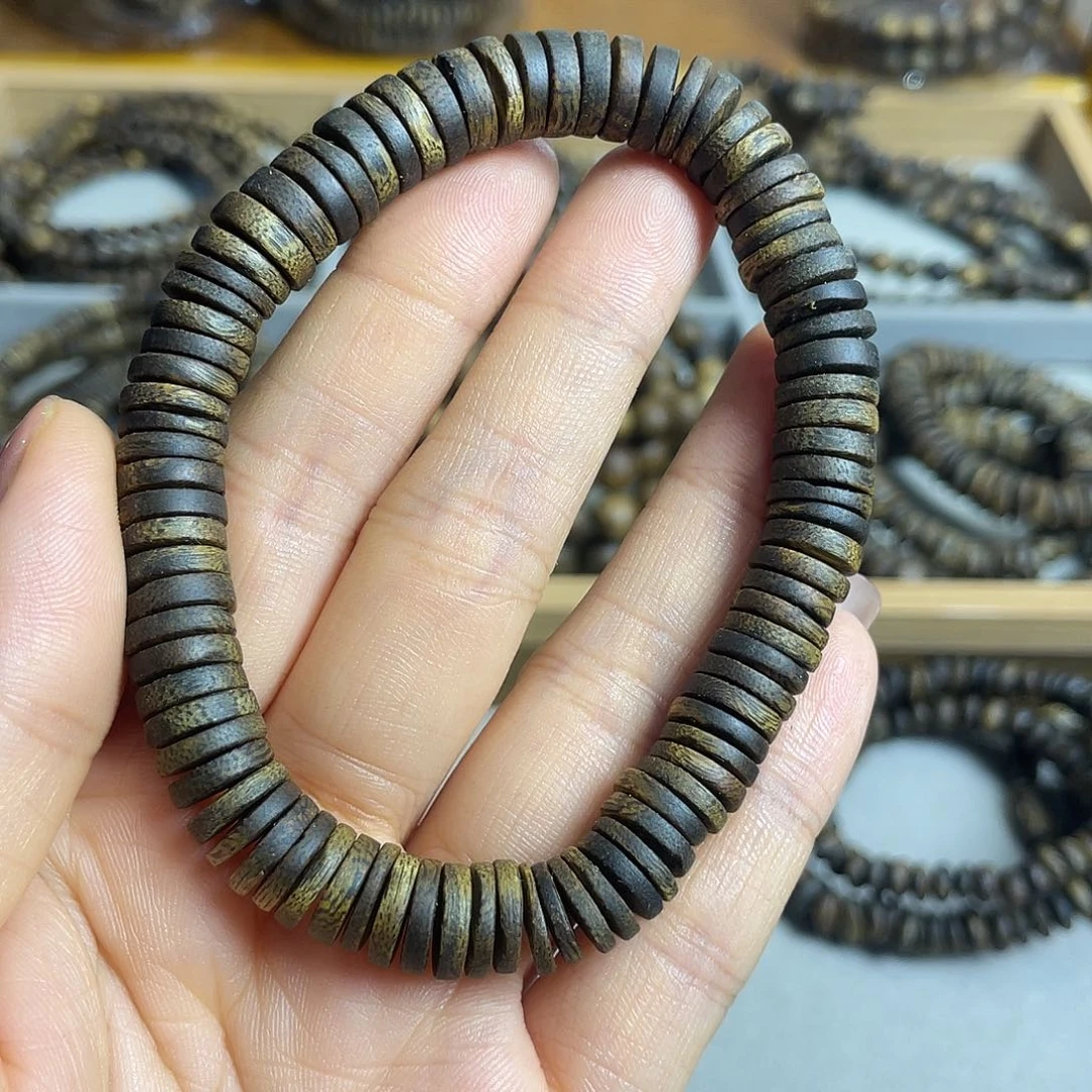 沉香碎屑沉香棋楠沉香老料厚片单圈沉水级花香韵