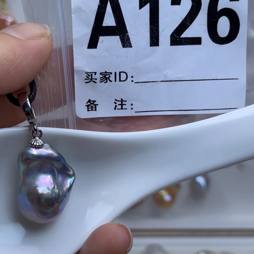 淡水珍珠巴洛克银S925镶嵌