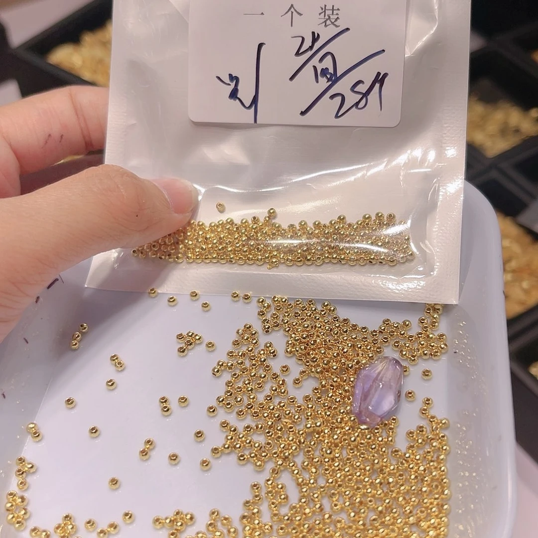 紫晶珠宝半成品银S925镀金镶嵌9