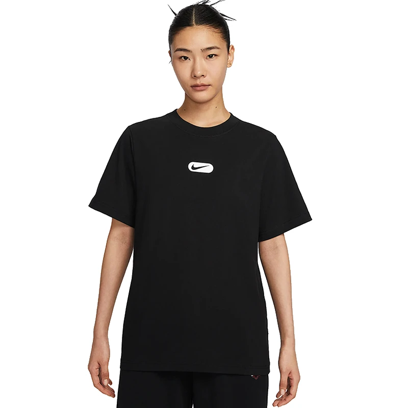 Nike耐克夏季女子运动休闲圆领短袖T恤HQ1699-010