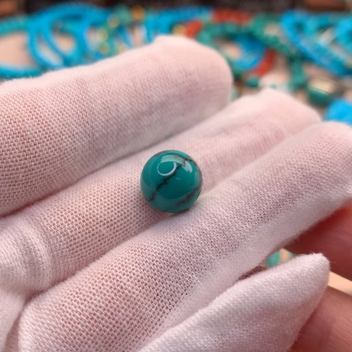 绿松石未镶嵌湖北天然原矿绿松石10.5