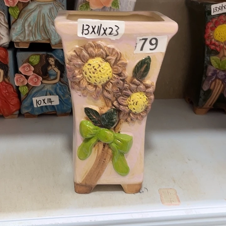 粗陶材质多肉花盆