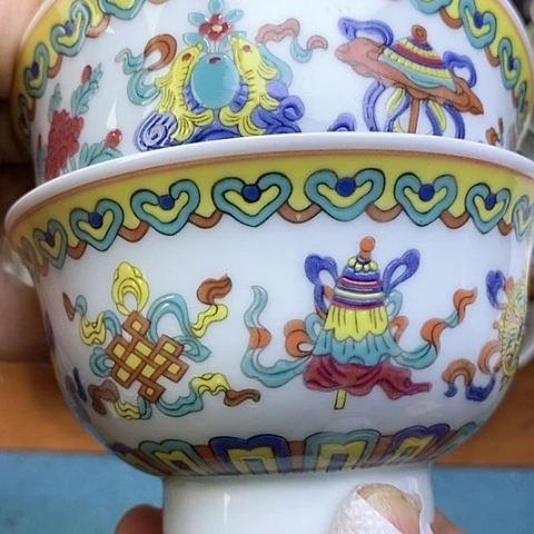 景德镇陶瓷藏式茶碗