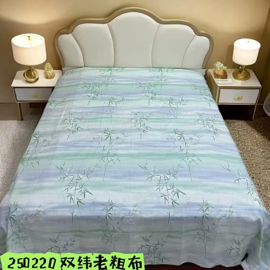 免费加工山东正宗加厚老粗布 夏日蓝