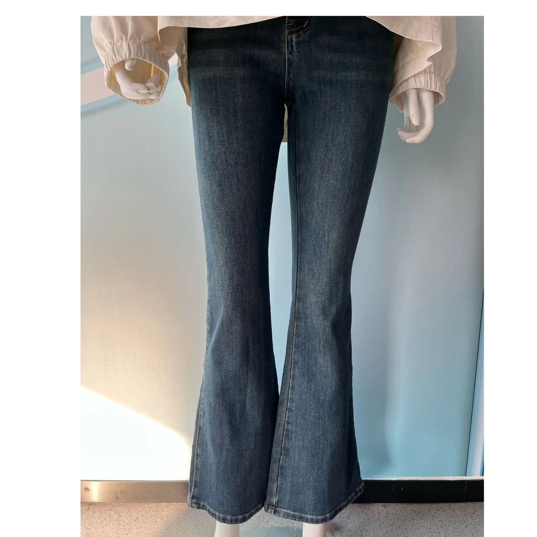 女士合体喇叭裤，板正有型显曲线15N5011