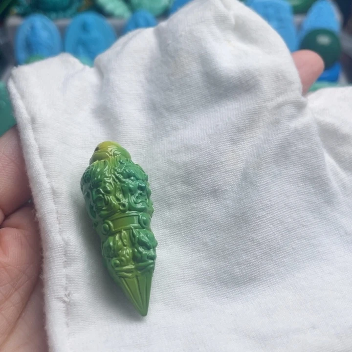 肥***熊石材菜籽黄瓷釉级金刚杵