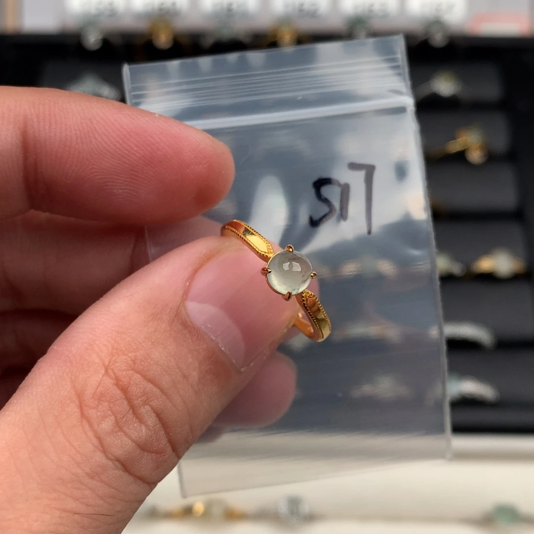 翡翠未镶嵌戒圈517