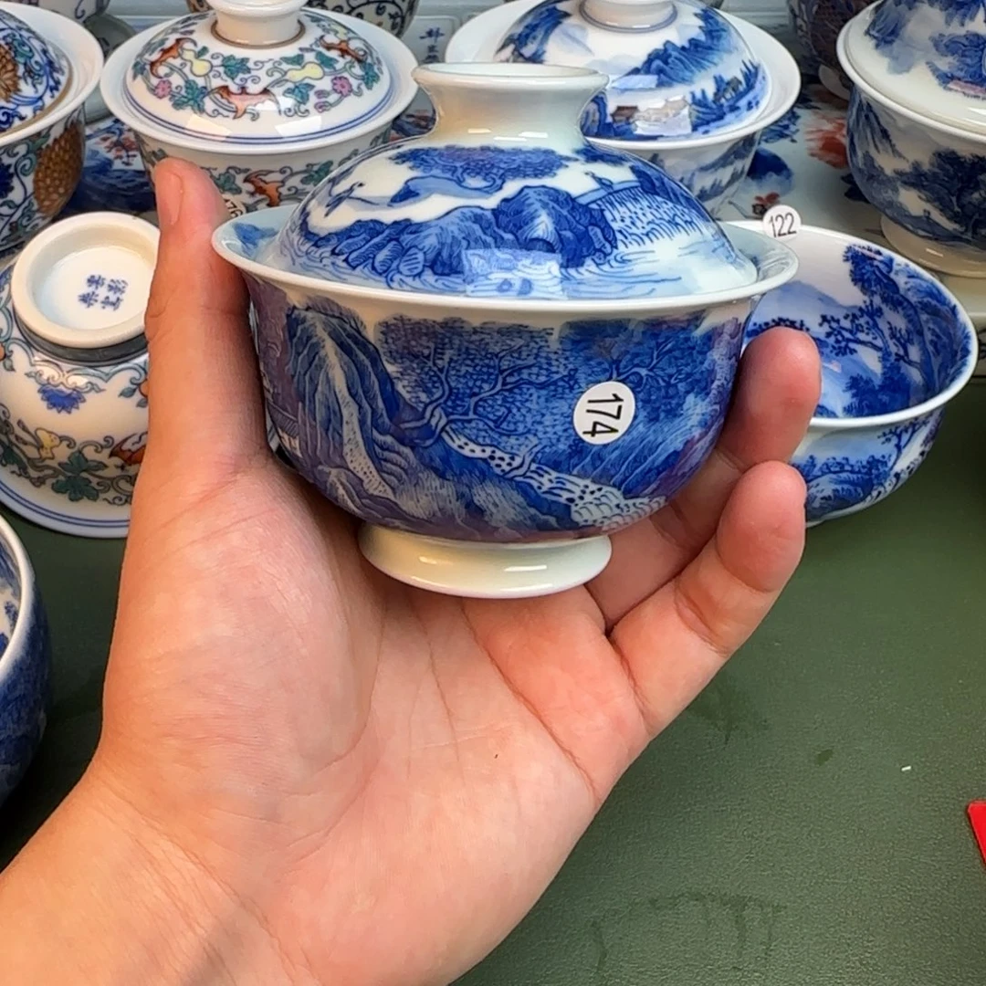 彦祖纯手工手绘茶具174