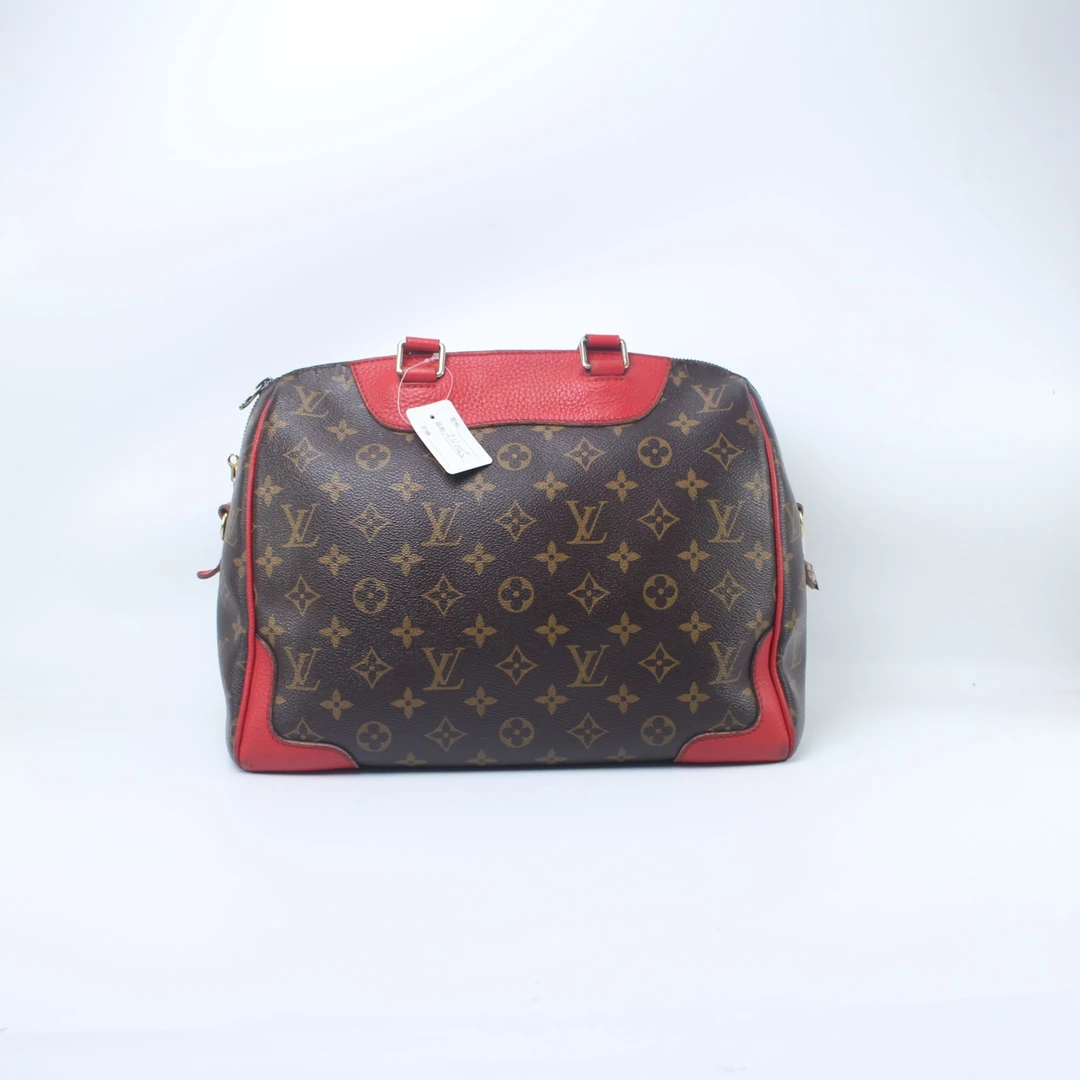 90新 LouisVuitton/路易威登 AH0155老花小号机场包缺肩带