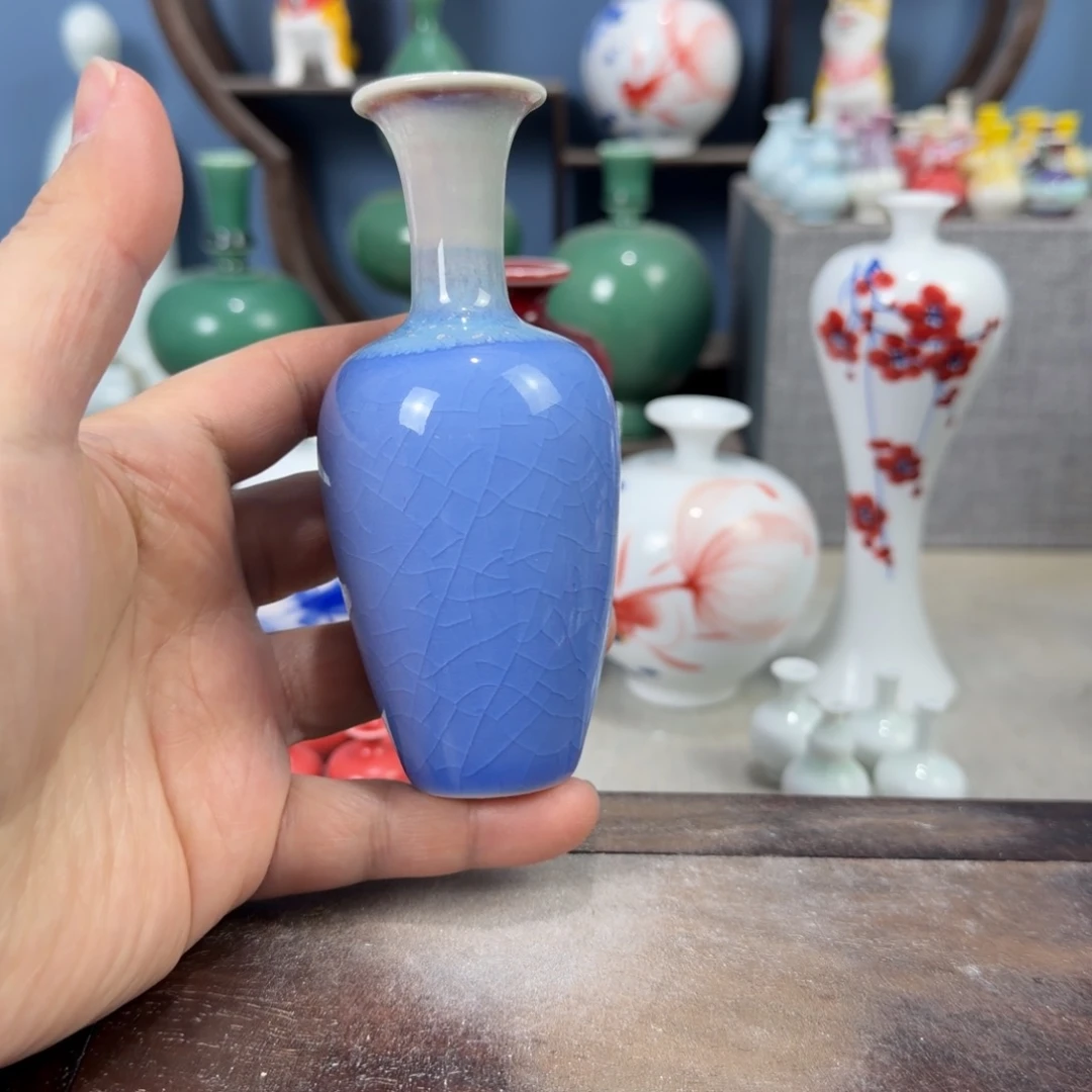 陶瓷手工小花器摆件