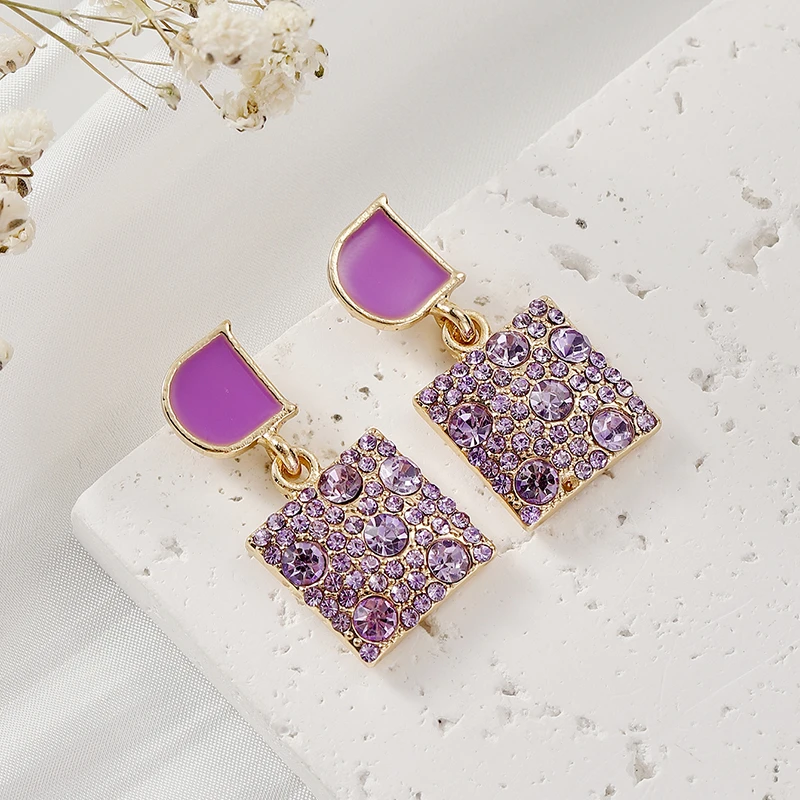 铜合金耳饰 铜合金    轻奢风时尚新款        耳钉0475-2