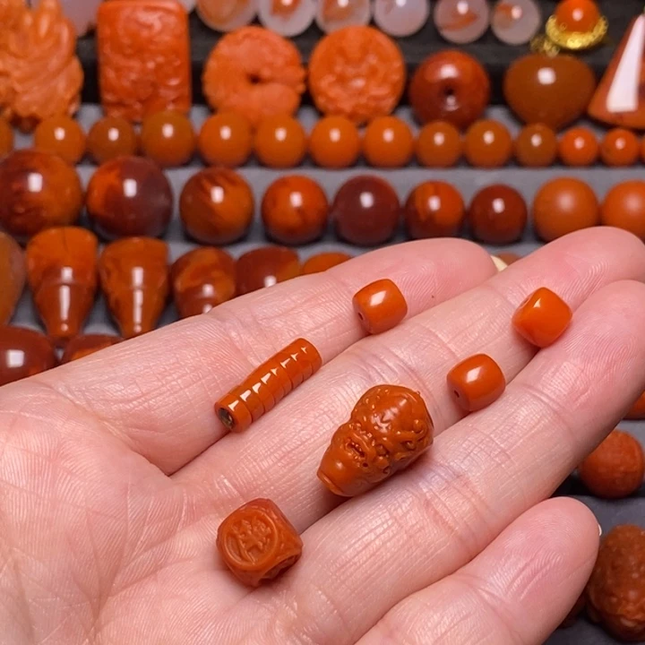 南红玛瑙未镶嵌吊坠