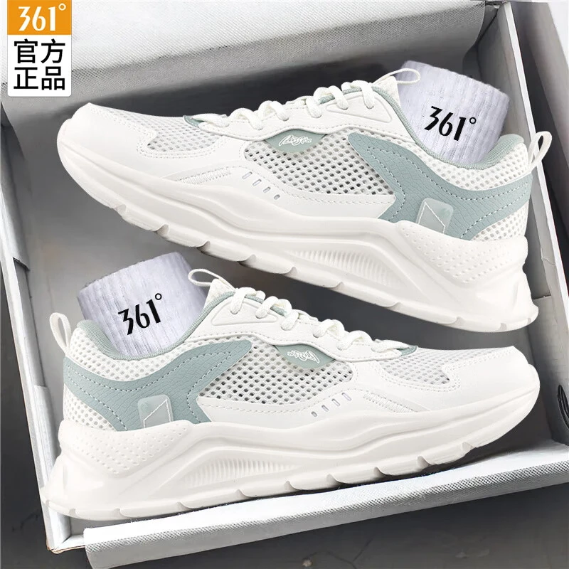 361°女鞋运动鞋女2025冬季新款百搭361跑步鞋舒适轻便软弹休闲鞋