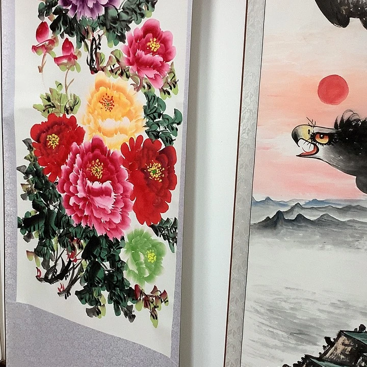 国画三尺牡丹1111111