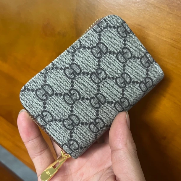 高品质轻奢黄铜拉链十一卡位男女同款卡包