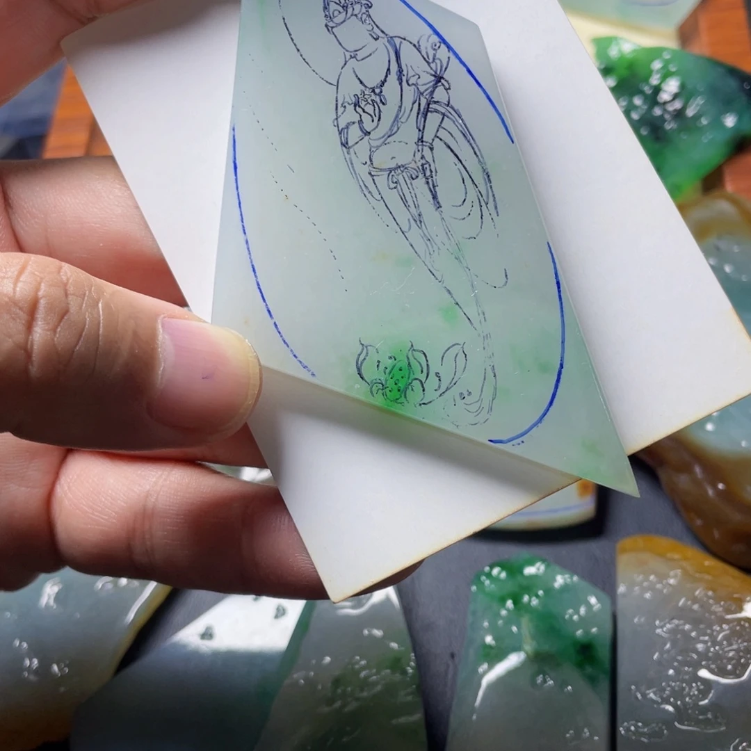 定制翡翠未镶嵌包工包料