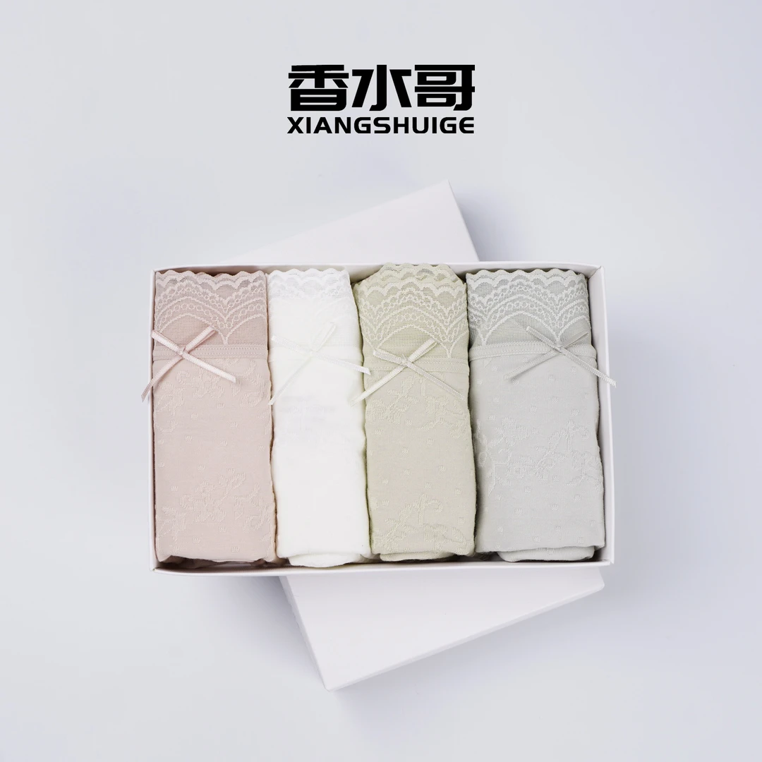 2025新款春季女装舒适提花建筑学宣言斜向肌理短裤（4色一盒）