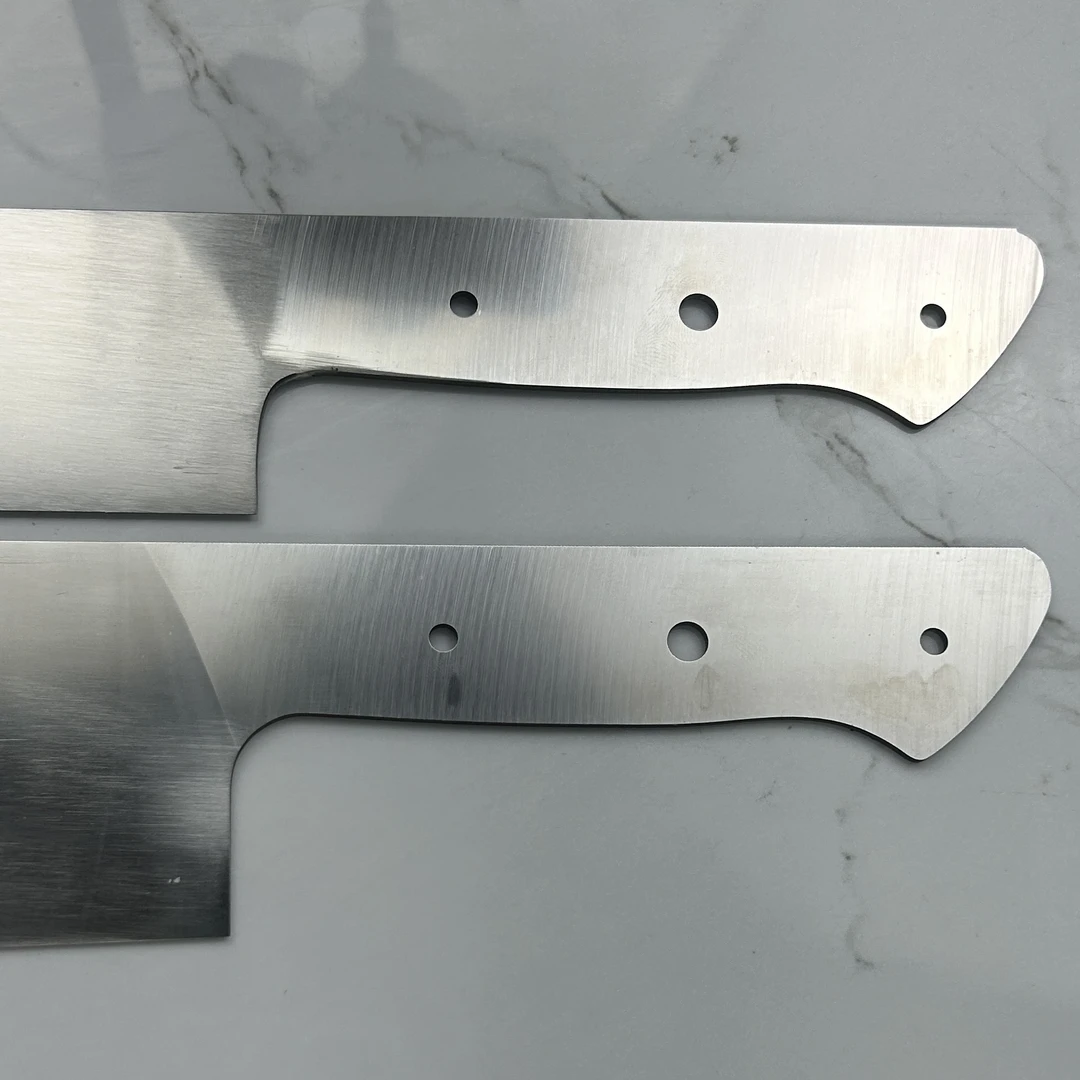 M390半成品主厨平头菜切刀胚多功能手工款式