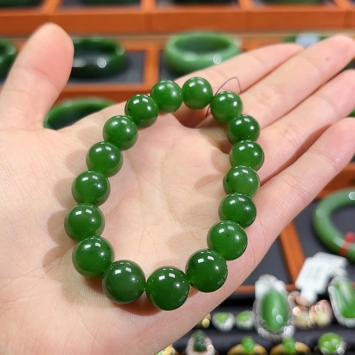 和田玉（碧玉）未镶嵌手串