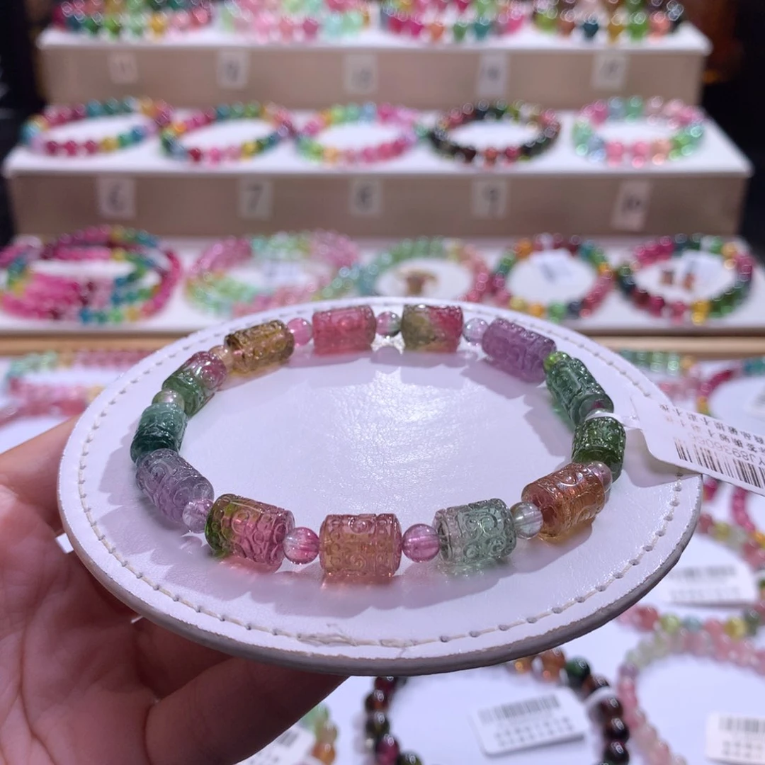 未镶嵌手链碧玺碧玺