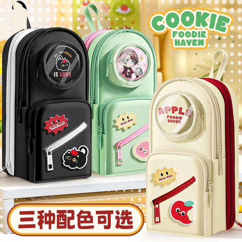 笔袋高颜值女生2025新款小学生大容量文具袋网红可手提小众文具盒