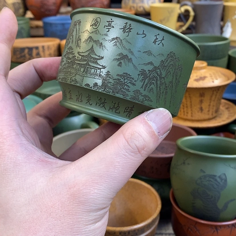 【闪购商品】紫砂杯子宜兴全手工紫砂杯