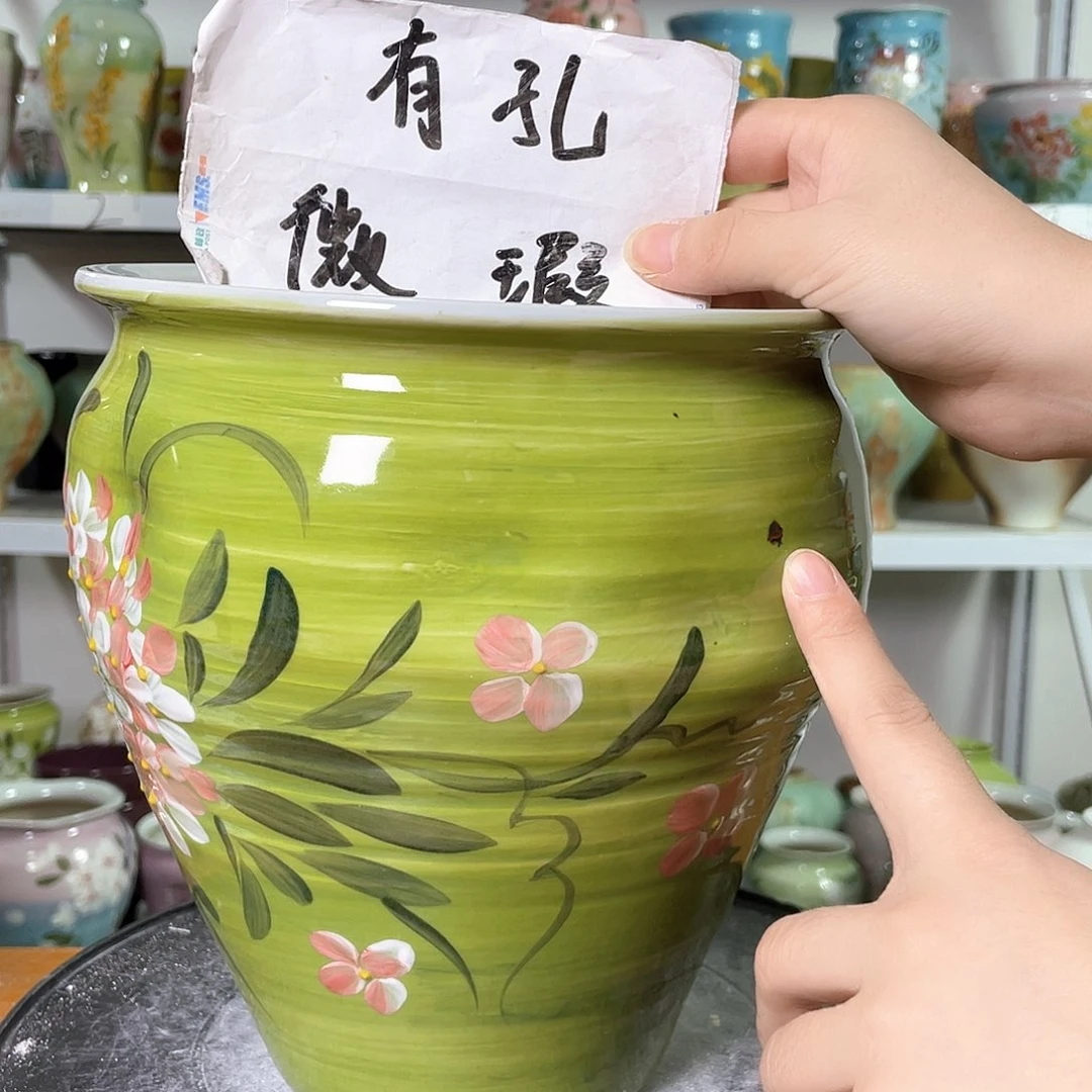 景德镇陶瓷花盆花器暇256