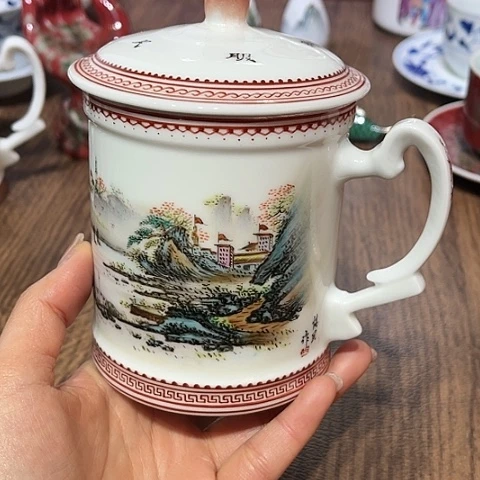 盖碗莫**语景德镇陶瓷茶杯茶杯茶杯茶杯茶