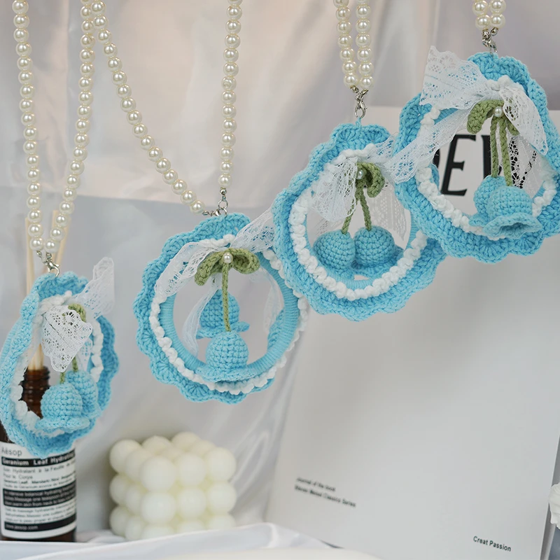 铃兰花车挂 手工钩织手工DIY百搭时尚创意玩偶钩织
