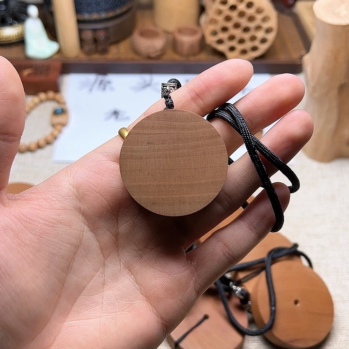 檀香木手串/手链圆牌（小）